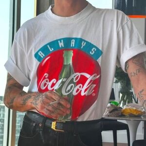 Vintage Single Stitch Coca-Cola Always Graphic T-Shirt